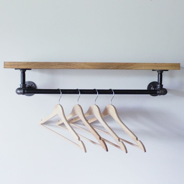Monroe Trades Wood Shelf w/ Hanging Bar added by Spoak Member