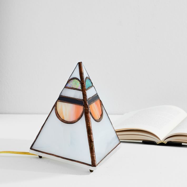 Friend of All Small Tabletop Pyramid Lamp - Moonrise Sunset added by Spoak Member