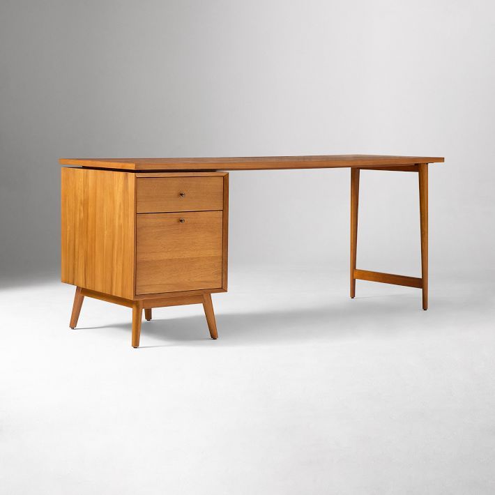 Mid-Century Modular Desk w/ File Cabinet (70&quot;) added by Spoak Member