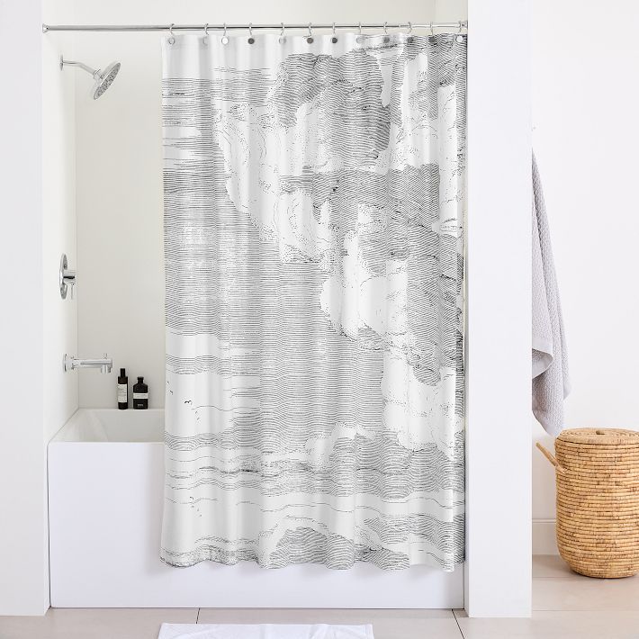 Etched Cloud Shower Curtain added by Spoak Member