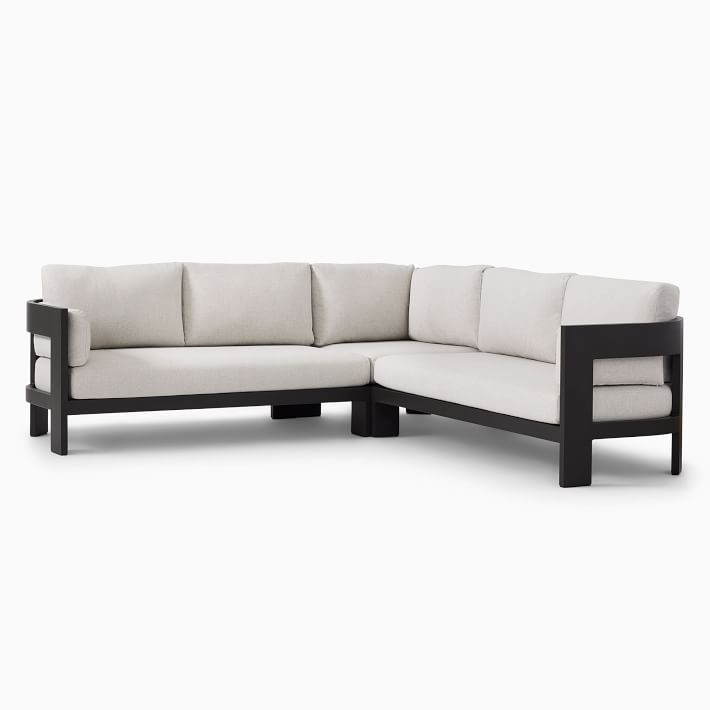 Caldera Aluminum Outdoor 3-Piece L-Shaped Sectional (100&quot;) added by Spoak Member