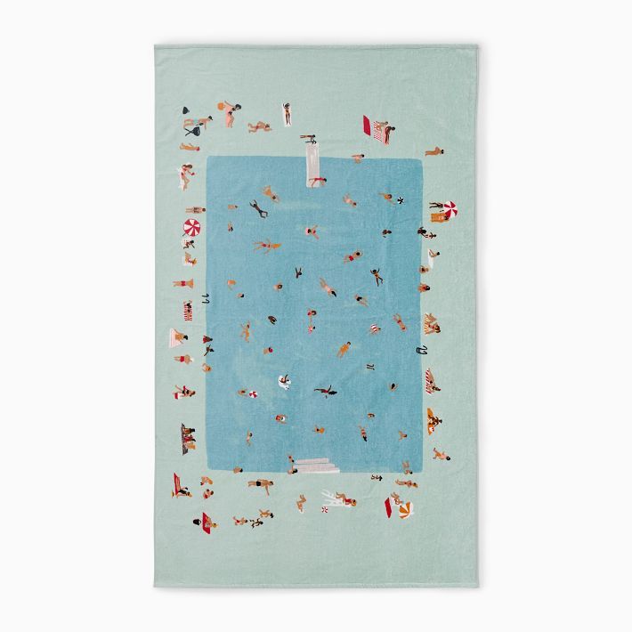Pool Scene Beach Towel added by Spoak Member
