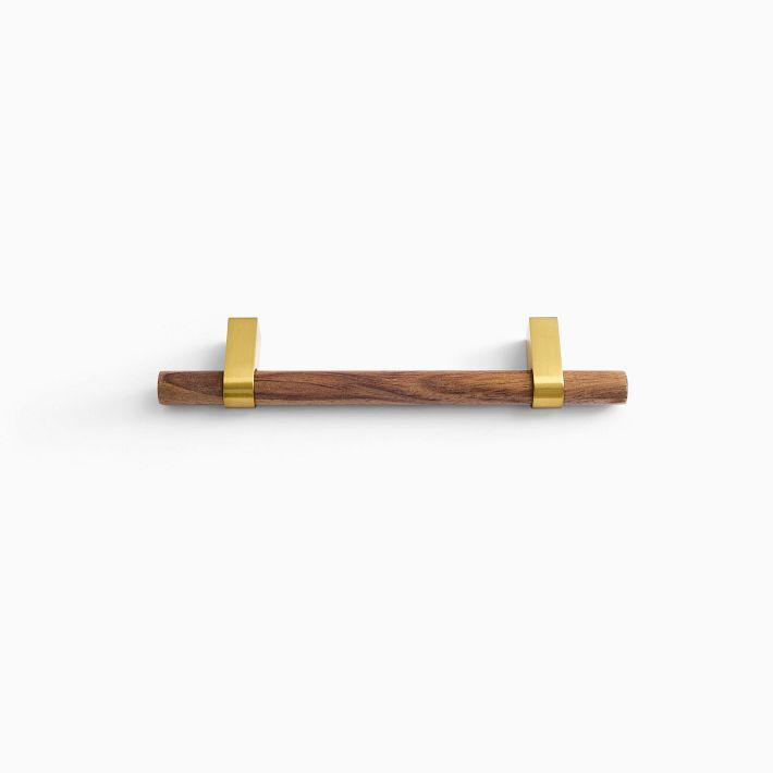 Modernist Wood &amp; Antique Brass Hardware added by Spoak Member