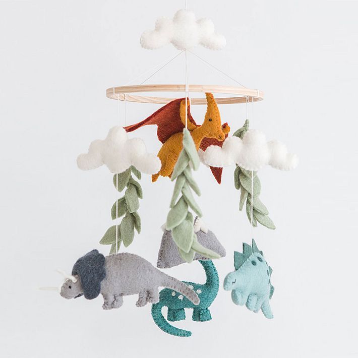 Nivas Collection Felted Dinosaur Mobile added by Spoak Member