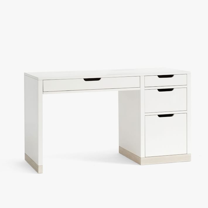 Rhys Desk (52&quot;) - Weathered White/Simply White added by Spoak Member
