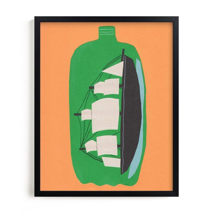 Two Liter Ship Framed Wall Art by Minted for West Elm Kids added by Spoak Member