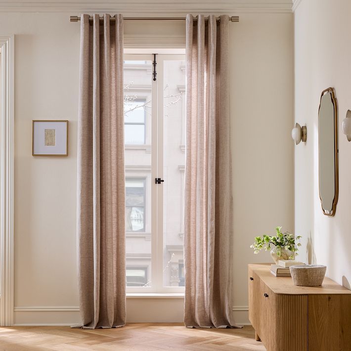 Open Box: European Flax Linen Grommet Curtain added by Spoak Member