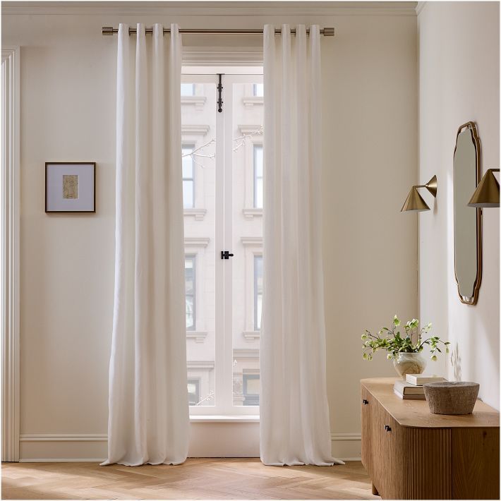 Open Box: European Flax Linen Blackout Grommet Curtain added by Spoak Member
