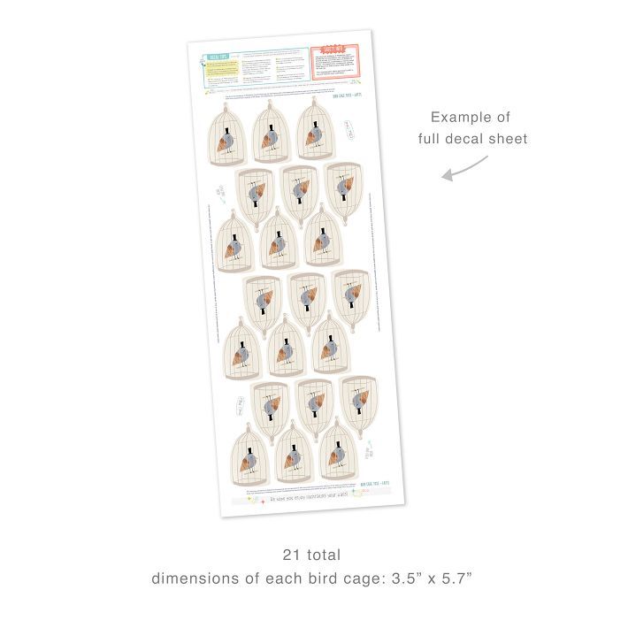 Mej Mej Bird Cage Peel &amp; Stick Wall Decals added by Spoak Member