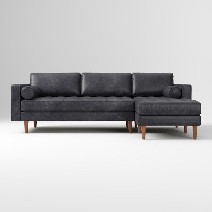 Dennes Leather 2-Piece Chaise Sectional (102&quot;) added by Spoak Member