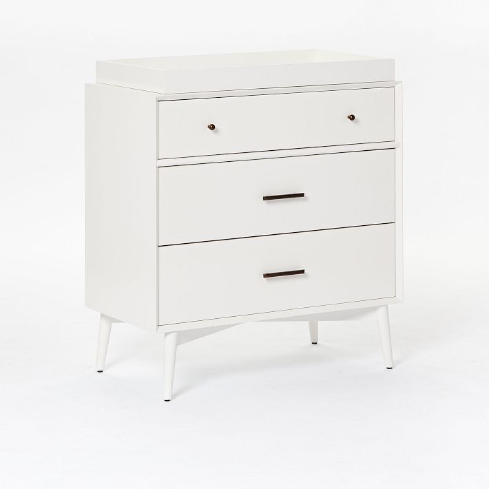 Mid-Century Painted 3-Drawer Changing Table (36&quot;) added by Spoak Member