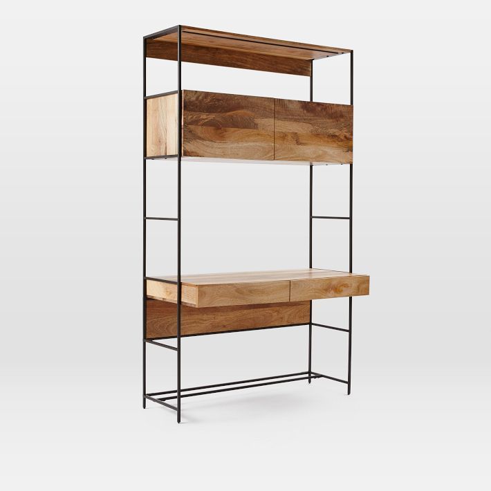 Industrial Modular Wall Desk &amp; Helvetica Office Chair Set added by Spoak Member