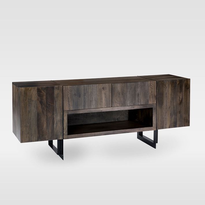Modern Solid Wood &amp; Iron Media Console added by Spoak Member