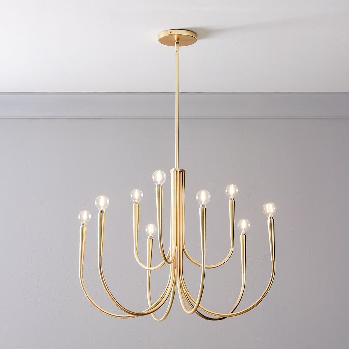 Swoop Arm Chandelier (25&quot;&ndash;30&quot;) added by Spoak Member