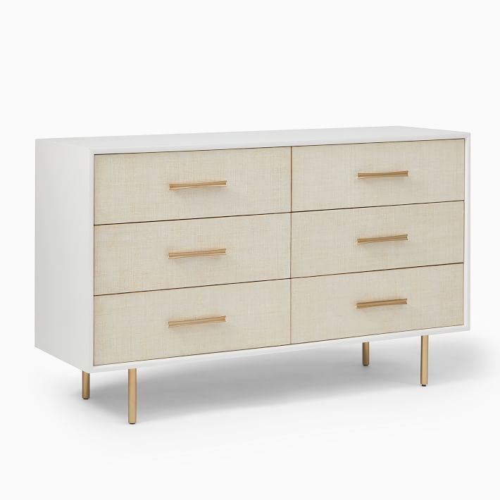Margot Raffia 6-Drawer Dresser (56&quot;) added by Spoak Member