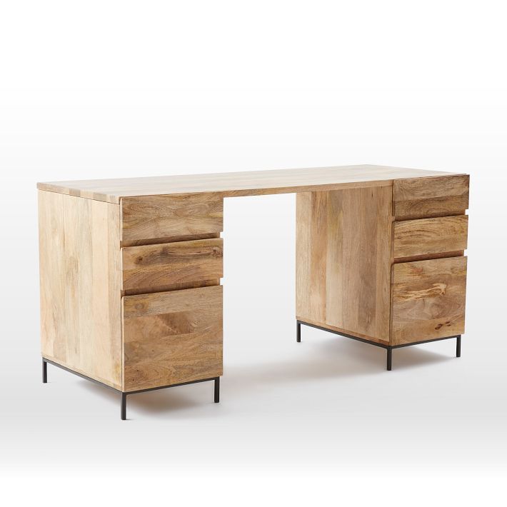 Industrial Modular Desk w/ 2 File Cabinets (64&quot;) added by Spoak Member