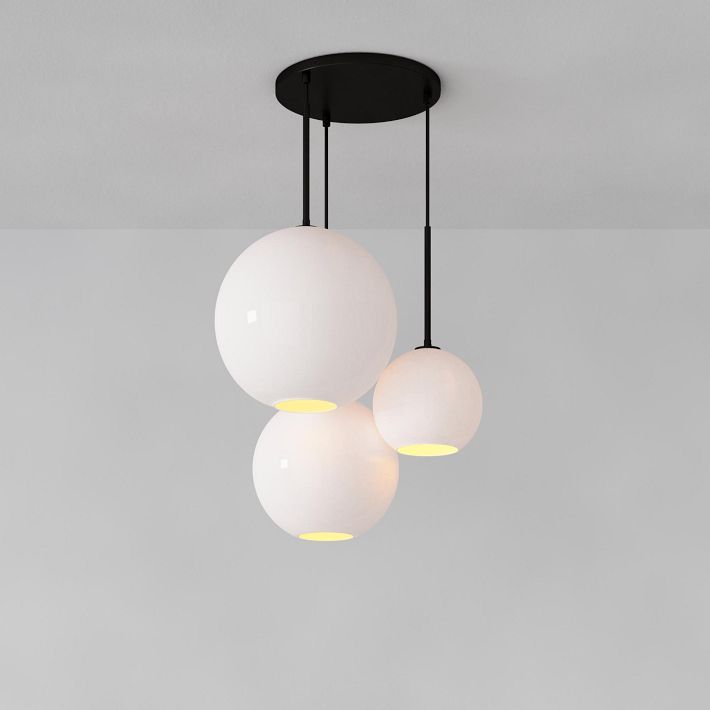 Sculptural 3-Light Globe Chandelier added by Spoak Member