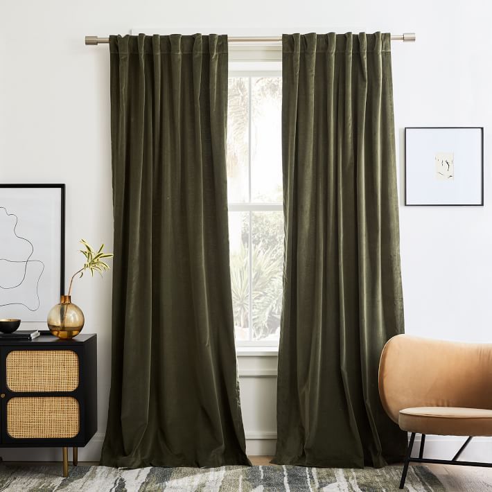 Open Box: Cotton Velvet Curtain added by Spoak Member