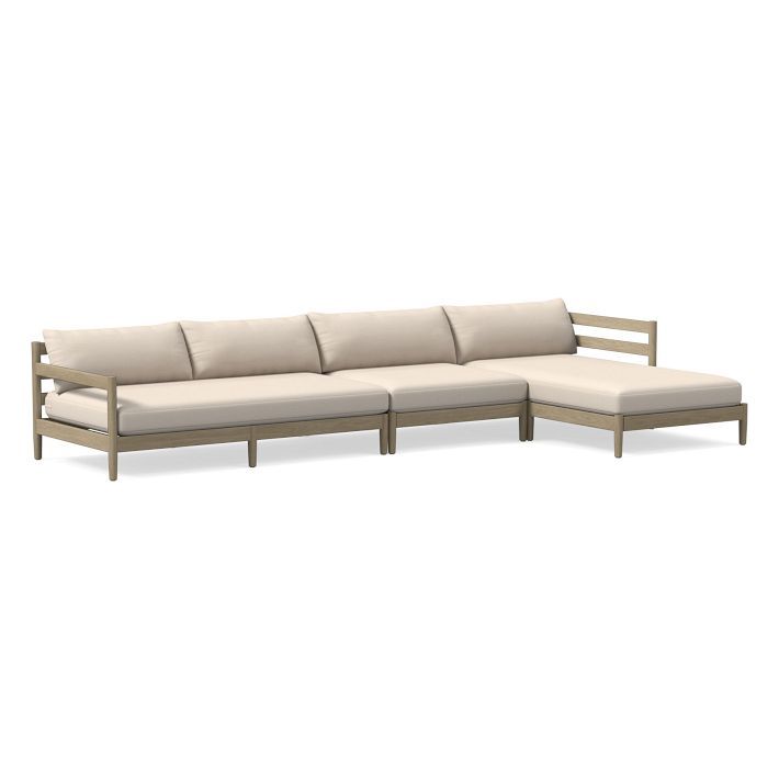 Hargrove Outdoor 3-Piece Chaise Sectional Cushion Covers added by Spoak Member