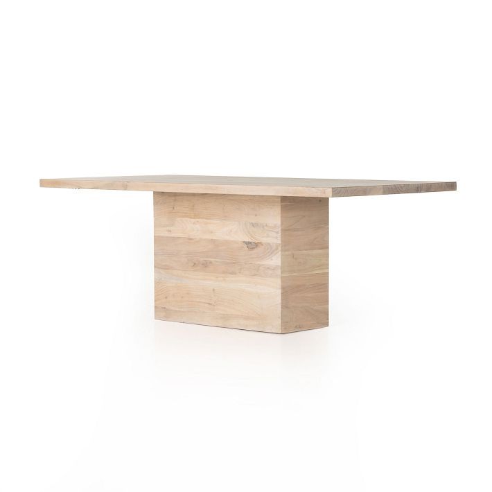 Block Base Rectangular Dining Table (82&quot;) added by Spoak Member