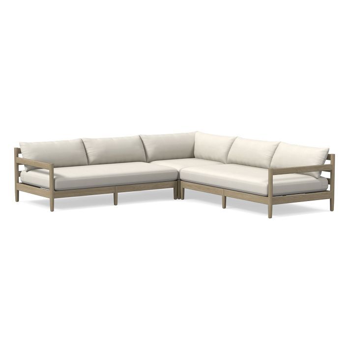 Hargrove Outdoor 3-Piece L-Shaped Sectional Cushion Covers added by Spoak Member