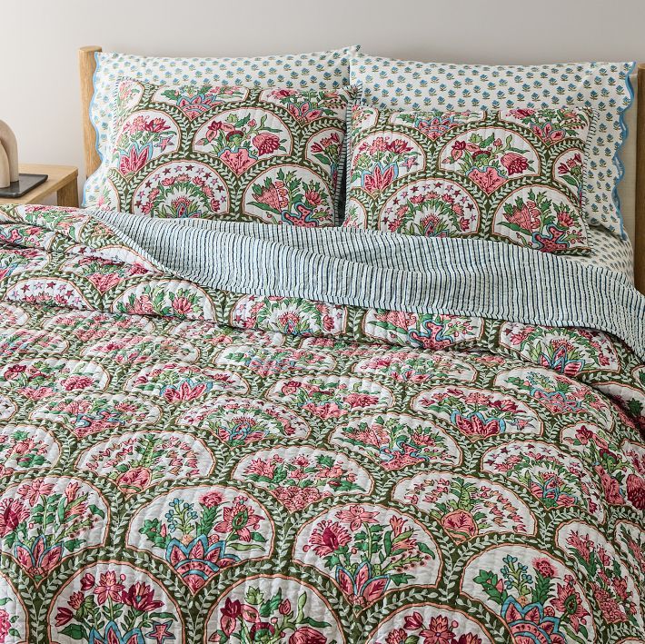 RHODE Mushroom Reversible Quilt &amp; Shams added by Spoak Member