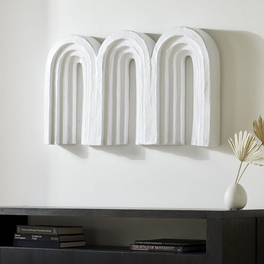 Textured Arch Papier-Mache Wall Art added by Kristi Kautz