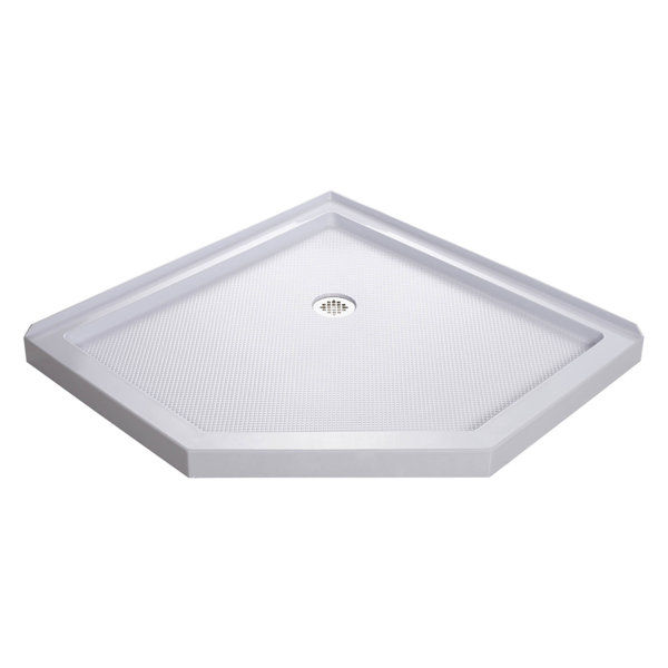SlimLine 38" W x 38" D Neo-Angle Single Threshold Shower Base added by Megan Stephenson