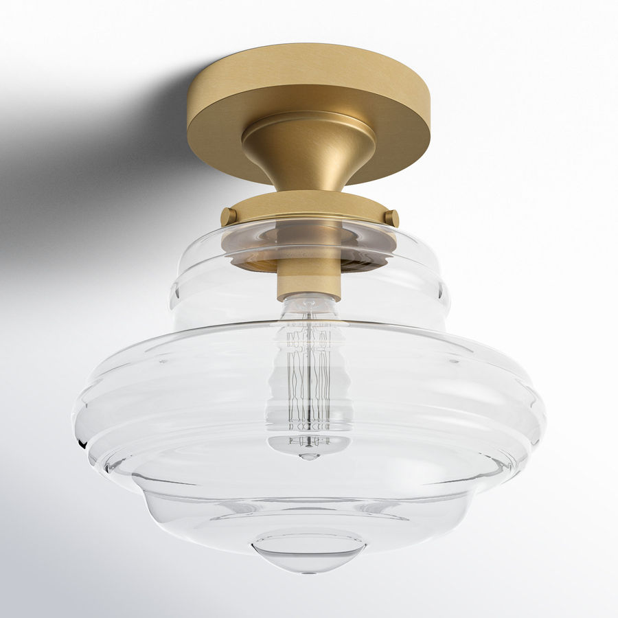 Birch Lane™ Marah 1-Light 12" Semi Flush Mount & Reviews | Wayfair added by Emily Gabel