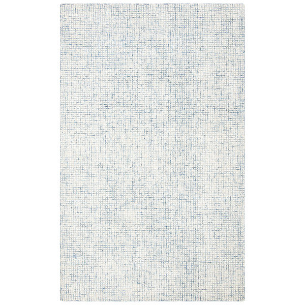 Rowe Handmade Ivory/Blue Rug added by SABi iNTERIORS