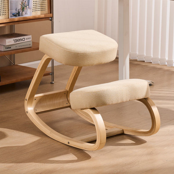 Ergonomic Kneeling Chair with added by Jamie Stellato