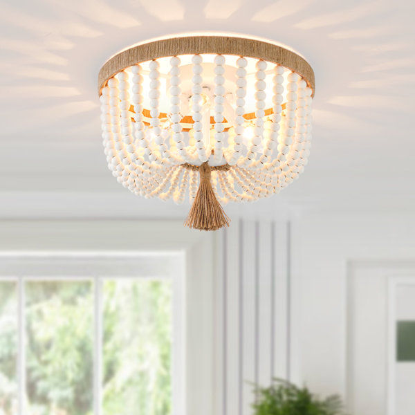 Diomede Solid Wood Flush Mount added by Kate Savitch