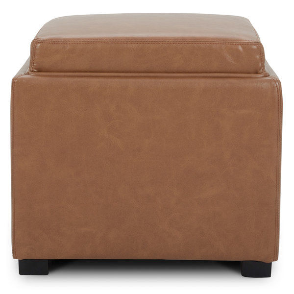 Stone Vegan Leather Storage Ottoman added by Jennifer Hickey