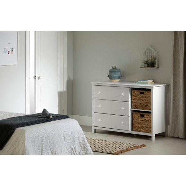 Cotton Candy 3-Drawer Dresser with Storage Baskets added by Staci Cox