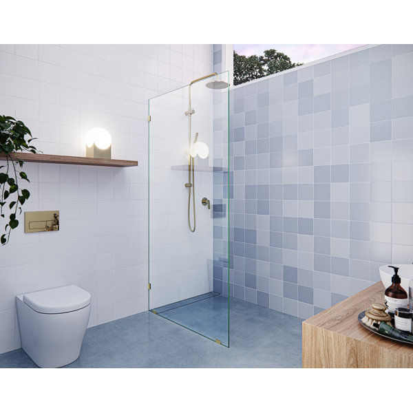 Vela 35 in. x 78 in. Fully Frameless Single Fixed Shower Panel added by Natasha Antonioni