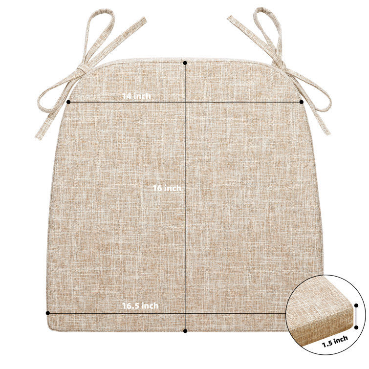 Indoor Chair Pad Cushion - Set of 4 - Beige added by Kate Lynn Nemett