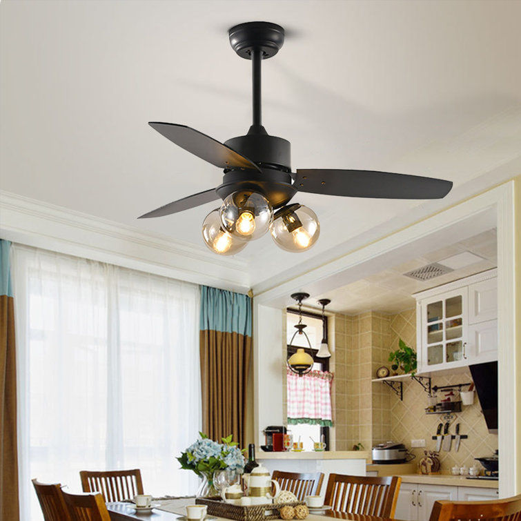 42" Maragozakis 3 - Blade Propeller Ceiling Fan with Remote Control and Light Kit Included added by Olanike Bolutayo
