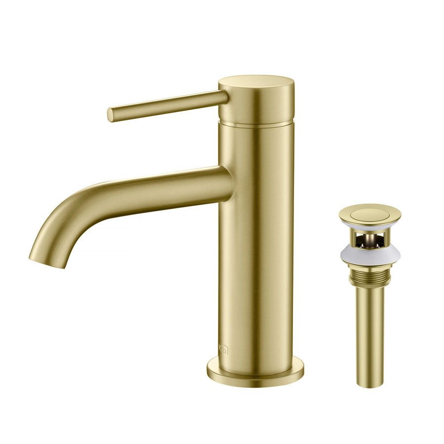 KIBI Circular Single Hole Bathroom Faucet & Reviews | Wayfair added by Natasha Antonioni