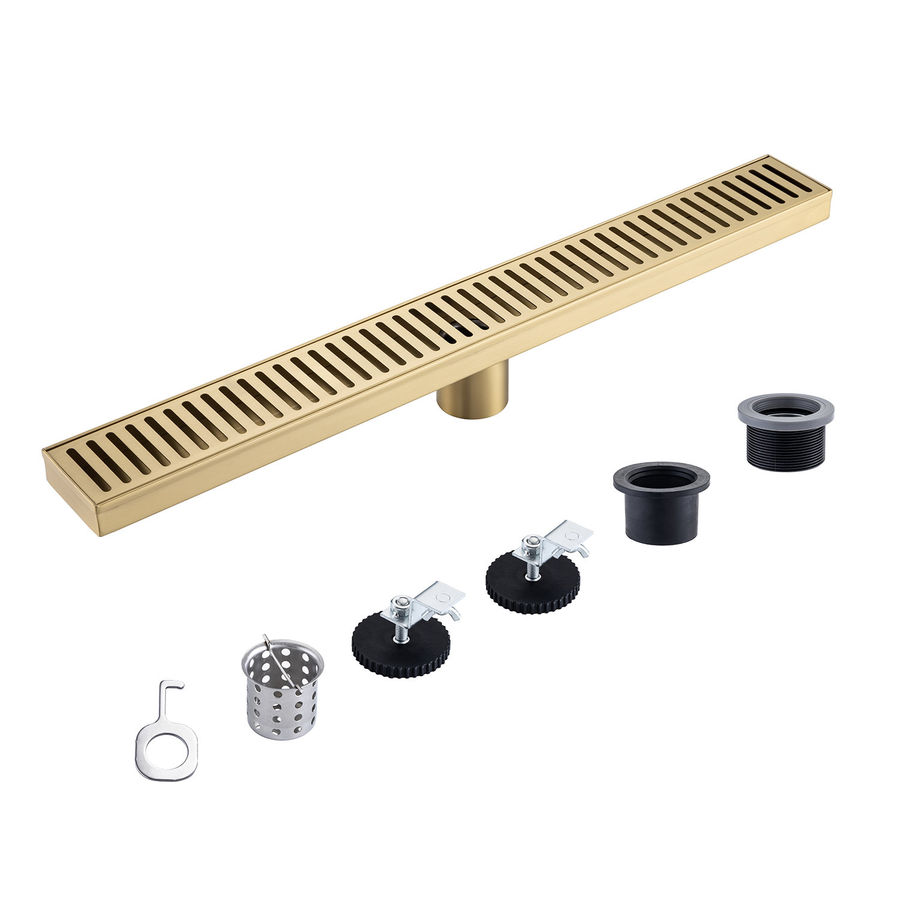 Rainlex Linear Grid Shower Drain & Reviews | Wayfair added by Natasha Antonioni
