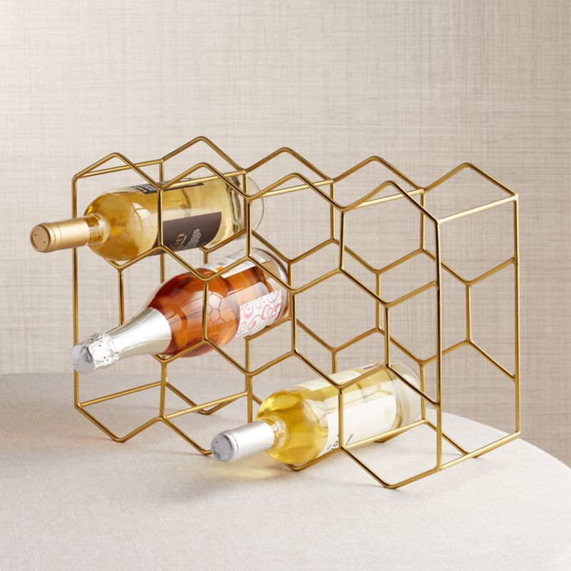 11-Bottle Gold Wine Rack added by Spoak Member