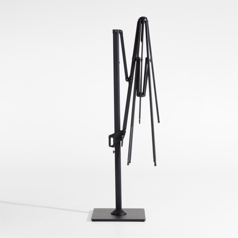 9' Square Black Metal Outdoor Cantilever Patio Umbrella Frame added by Spoak Member