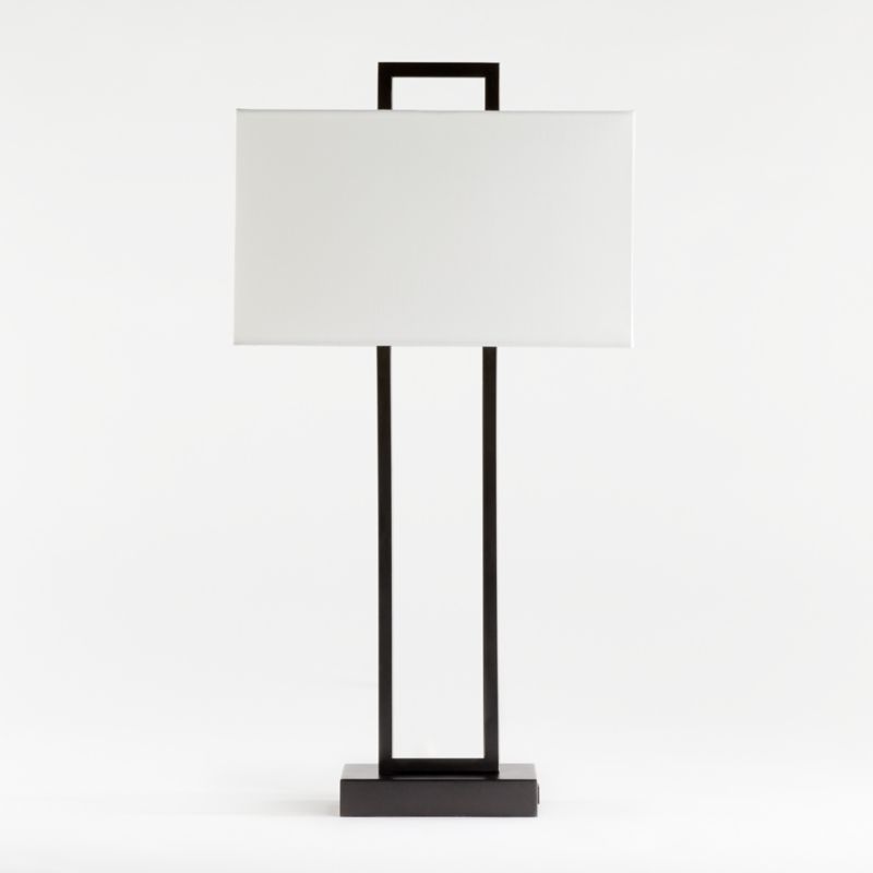 Adler Black Rectangle Table Lamp with USB, Set of 2 added by Spoak Member