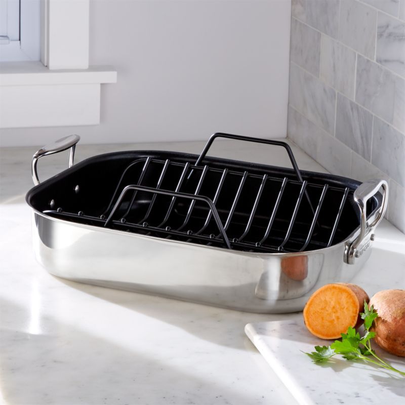 All-Clad ® Stainless Steel Non-Stick Large 16" Roaster with Rack added by Spoak Member