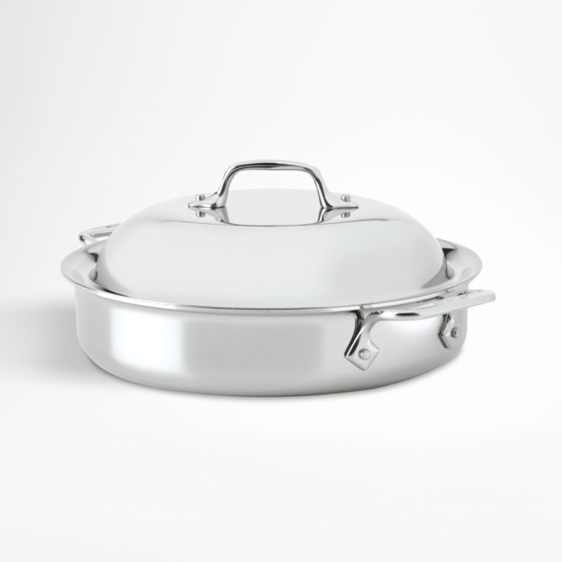 All-Clad ® 50th Anniversary d3 3-Qt. Stainless Steel Casserole Dish with Dome Lid added by Spoak Member