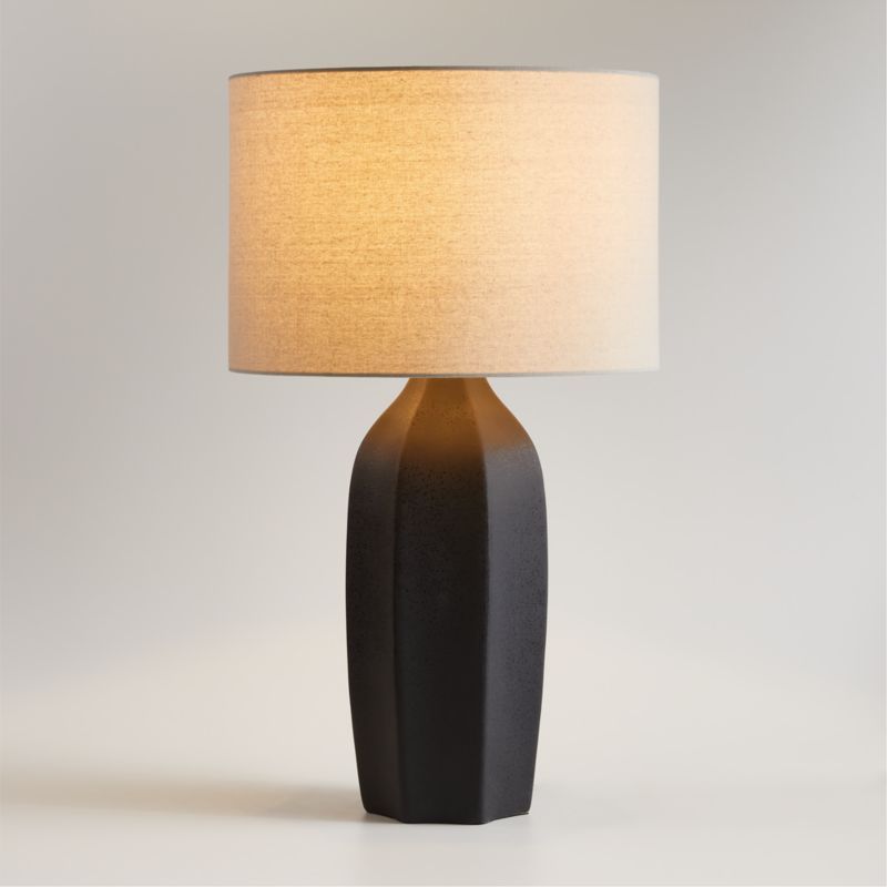 Amaryllis Large Black Ceramic Table Lamp 29.5" added by Spoak Member