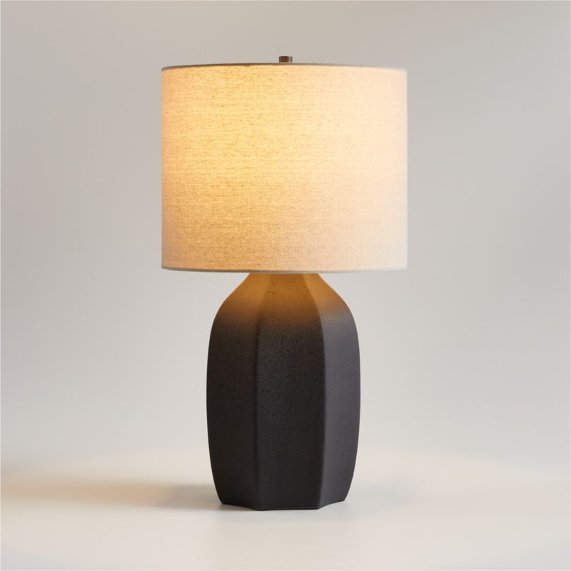 Amaryllis Small Black Ceramic Table Lamp 24.5" added by Spoak Member