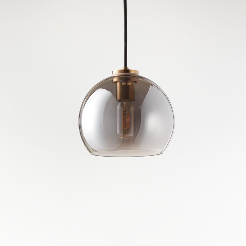 Arren Brass Single Pendant Light with Silver Round Shade added by Spoak Member