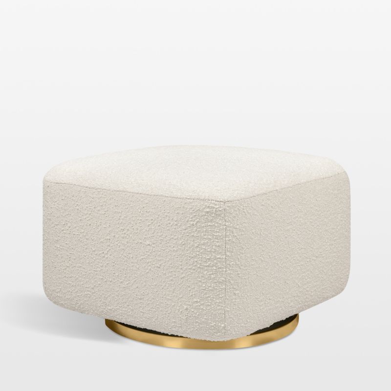 Babyletto Kiwi Ivory Boucle Nursery Gliding Ottoman added by Spoak Member