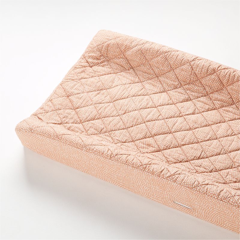 Batik Clay Organic Cotton Baby Changing Pad Cover by Leanne Ford added by Spoak Member