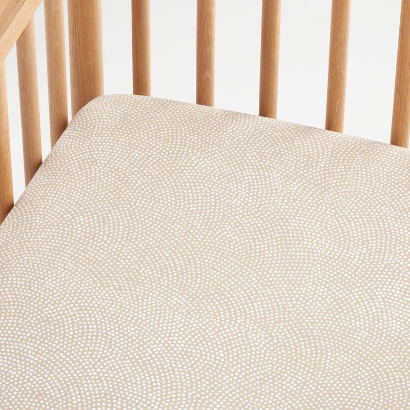 Batik Desert Organic Cotton Baby Crib Fitted Sheet by Leanne Ford added by Spoak Member